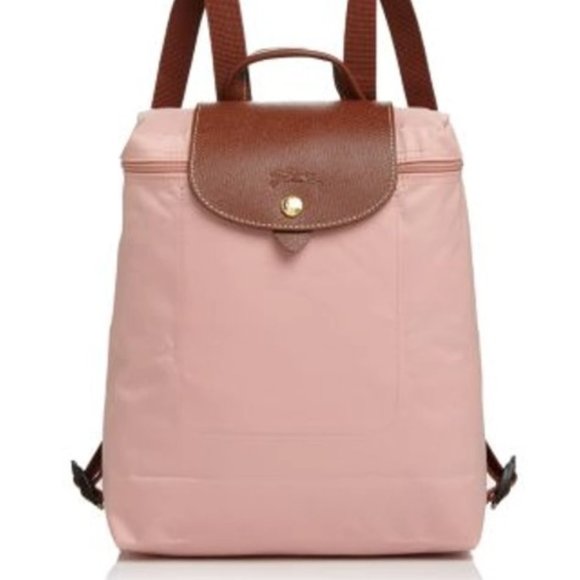 Longchamp Le Pliage Backpack (Pink) - Picture 1 of 4
